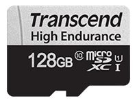 Transcend 350V - 128 GB - MicroSDXC - Classe 10 - UHS-I - 95 MB/s - 45 MB/s