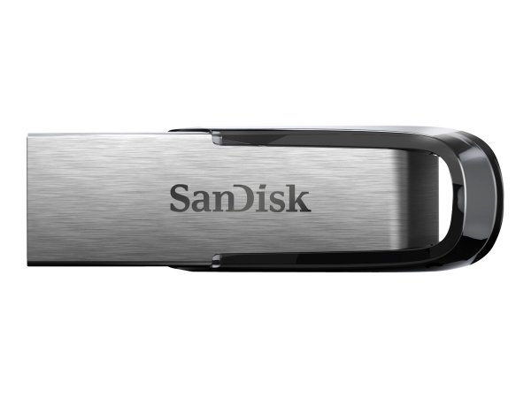 SanDisk ULTRA FLAIR - 64 GB - USB tipo A - 3.0 - 150 MB/s - Senza coperchio - Nero - Argento