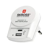 SKROSS PRO+ USB (A+C) World ohne CH/I - Universale - Universale - 100 - 250 V - 50 - 60 Hz - 7 A - B