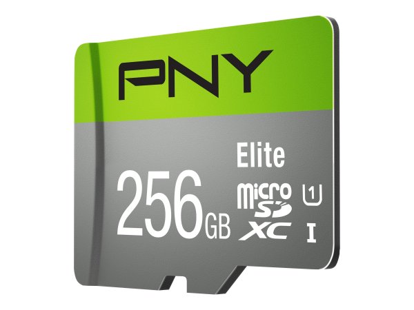 PNY Elite - 256 GB - MicroSDXC - Classe 10 - UHS-I - Class 1 (U1) - V10