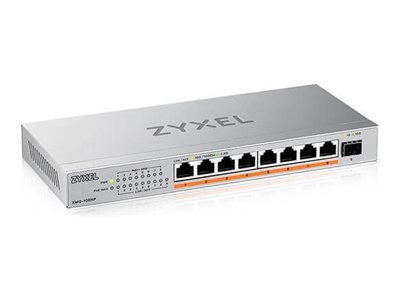 ZyXEL Switch XMG-105 8 Port 10/2.5G MultiGig PoE++ unmanaged - Interruttore - 8-port
