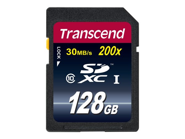 Transcend 128GB SDXC Class 10 - 128 GB - SDXC - Classe 10 - Blu
