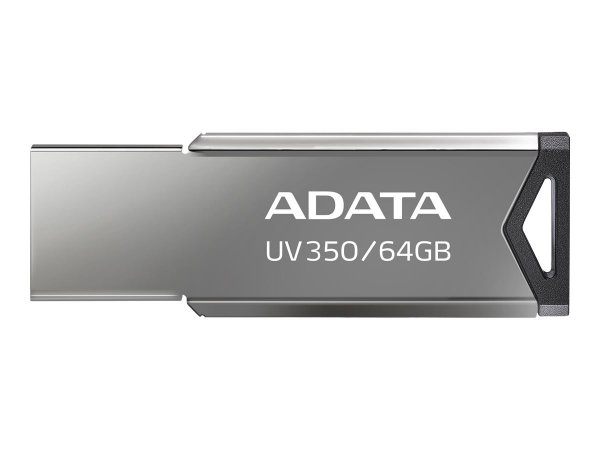 ADATA UV350 - 64 GB - USB tipo A - Senza coperchio - 5,9 g - Grigio
