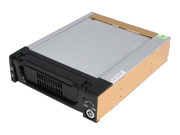 StarTech.com Cassetto rack portatile per disco rigido SATA da 5,25" - robusto - in alluminio e di co