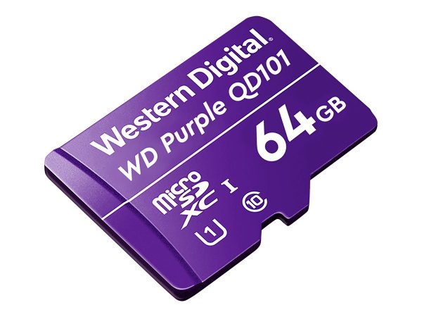 WD Purple SC QD101 - 64 GB - MicroSDXC - Classe 10 - Class 1 (U1) - Porpora