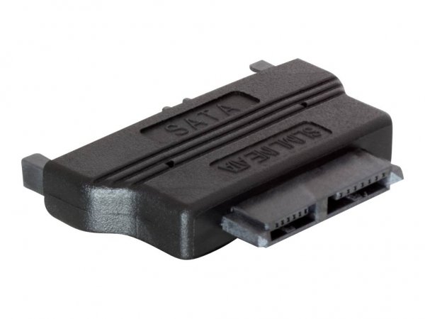 Delock SATA 22-pin / Slim SATA Adapter - SATA 22-pin M - Slim SATA 13-pin FM - Nero