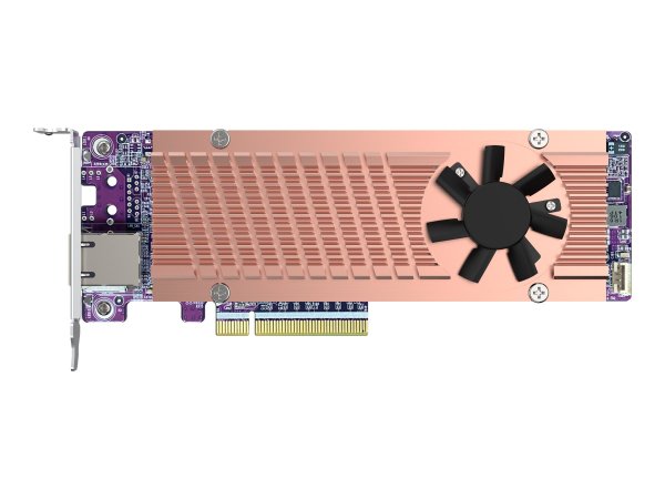 QNAP Card QM2 - M.2 - PCIe - RJ-45 - A basso profilo - PCIe 4.0 - RJ-45 - NAS / Storage server