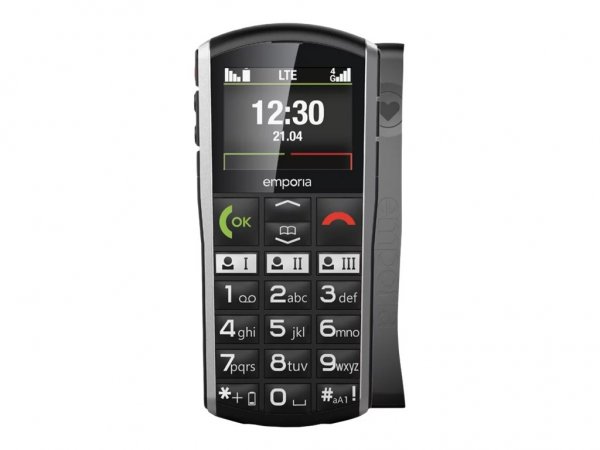 Emporia Simplicity LTE - Barra - SIM singola - 5,08 cm (2") - Bluetooth - 1200 mAh - Nero