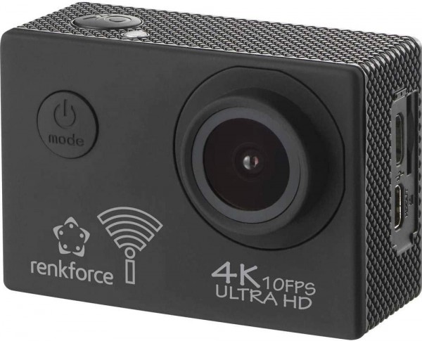 Renkforce AC4K 120 Action camera 4K, Full-HD, Stabilizzatore di immagine