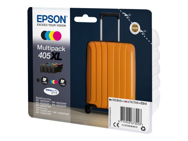 Epson Multipack 4-colours 405XL DURABrite Ultra Ink - Resa elevata (XL) - Inchiostro a base di pigme