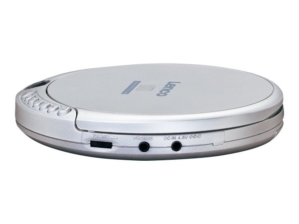 Lenco CD-201 - 313 g - Argento - Lettore CD portatile