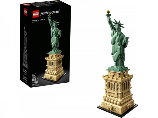 LEGO Architecture 21042 Statua della Libertà, Souvenir costruibile di New York