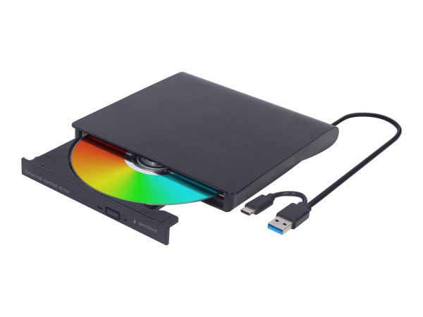 Gembird DVD-USB-03 - Nero - Frontale - Orizzontale - Cina - DVD±RW - USB tipo-C