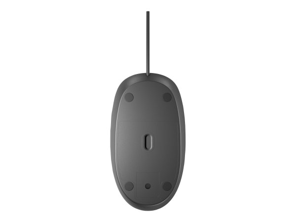 HP Mouse 125 Wired - Ambidestro - USB tipo A - Nero