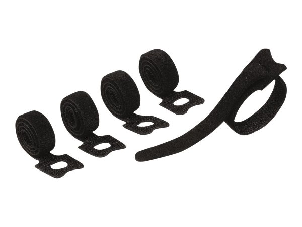 Durable Cavoline Grip Tie - Hook & loop cable tie - Nero - 20 cm - 10 mm - 5 pz