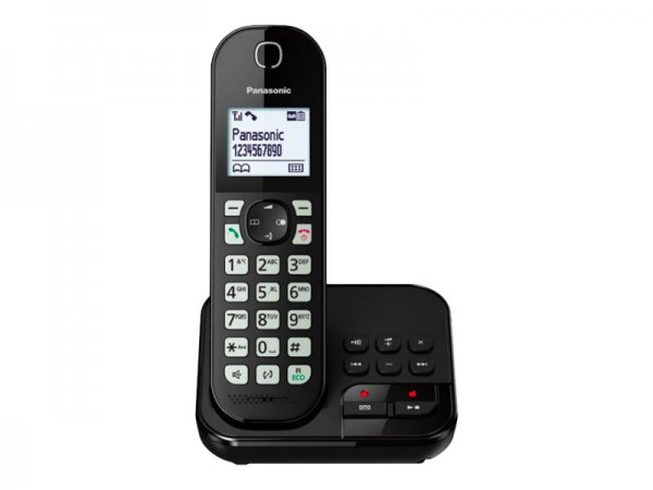 Panasonic KX-TGC 463GB - Telefono DECT - Cornetta cablata - Telefono con vivavoce - 120 voci - Ident