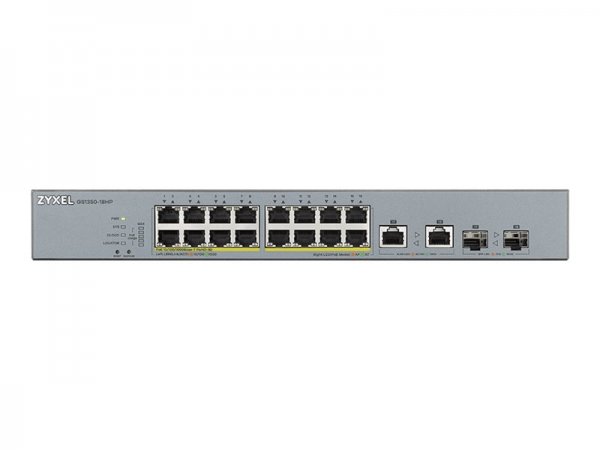 ZyXEL GS1350-18HP-EU0101F - Gestito - L2 - Gigabit Ethernet (10/100/1000) - Supporto Power over Ethe
