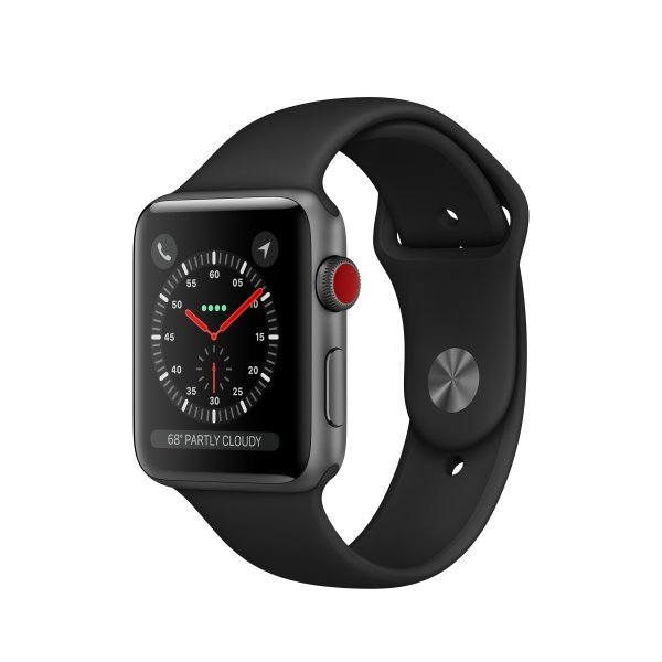 Apple Watch Series 3 smartwatch Grey OLED Cellular GPS (satellite)