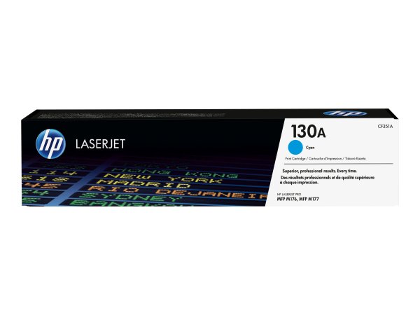 HP Color LaserJet 130A - Unità toner Originale - Ciano - 1000 pagine