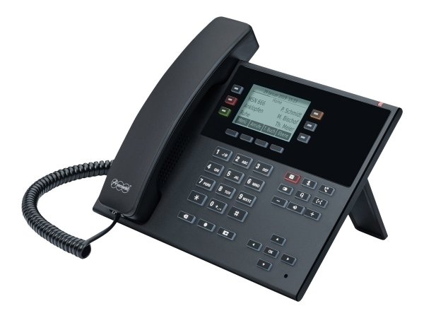 Auerswald COMfortel D-110 - IP Phone - Nero - Cornetta cablata - Plastica - Parete - 3 linee