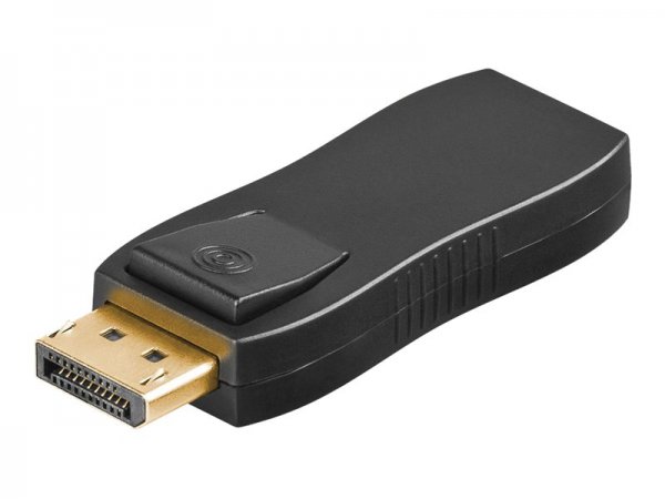 Wentronic HDMI DisplayPort Adapter - DisplayPort - HDMI - Nero