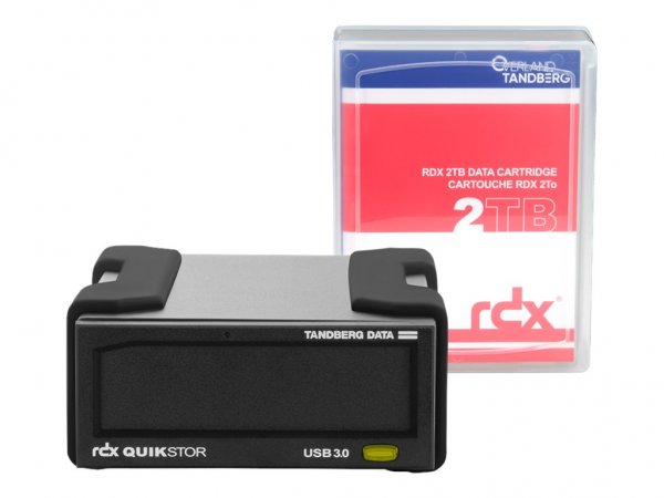 Overland-Tandberg 8865-RDX - Disco di archiviazione - Cartuccia RDX - USB 3.2 Gen 1 (3.1 Gen 1) - HD