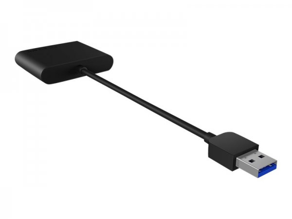 ICY BOX IB-CR301-U3 - CF,MicroSD (TransFlash),SD,SDHC,SDXC - Nero - 5000 Mbit/s - Alluminio - USB 3.
