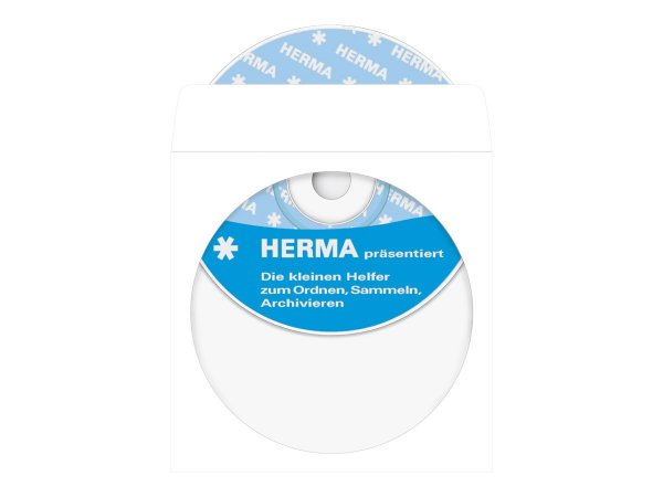 HERMA 1140 - Custodia a tasca - 1 dischi - Carta - 124 mm - 124 mm - 100 pezzo(i)