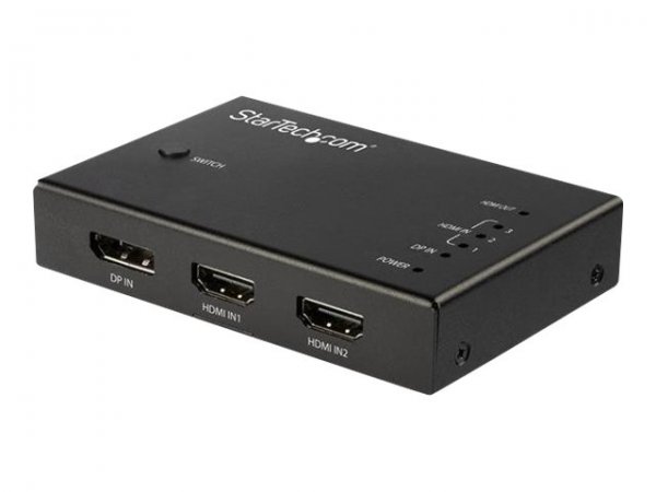 StarTech.com Switch Commutatore a 4 porte HDMI - 3x HDMI e 1x DisplayPort - 4K 60Hz - HDMI/DisplayPo