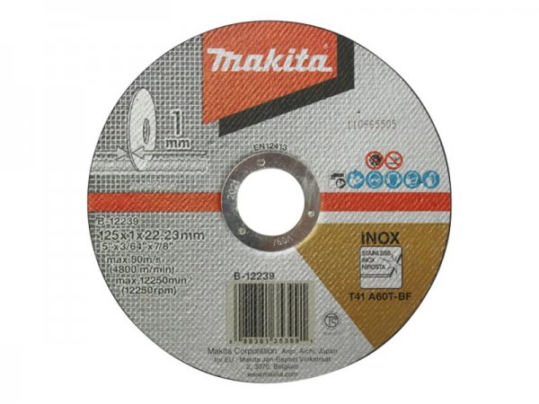 Makita B-12239-10 Trennscheibe 125x1mm INOX 10