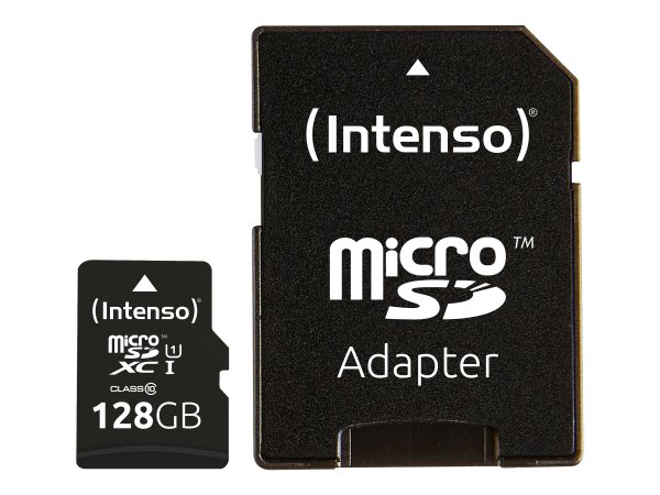 Intenso 128GB microSDXC - 128 GB - MicroSDXC - Classe 10 - UHS-I - 90 MB/s - Class 1 (U1)
