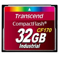 Transcend CF170 - 32 GB - CompactFlash - MLC - 90 MB/s - 60 MB/s - Resitente al caldo - Resistente a