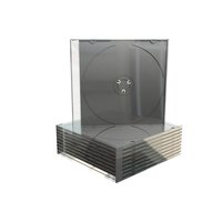 MEDIARANGE BOX21 - Custodia Jewel - 1 dischi - Nero - Trasparente - Plastica - 120 mm - 140 mm