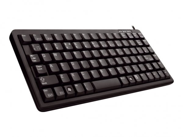 Cherry Slim Line Compact-Keyboard G84-4100 - Tastiera - 86 tasti QWERTY - Nero