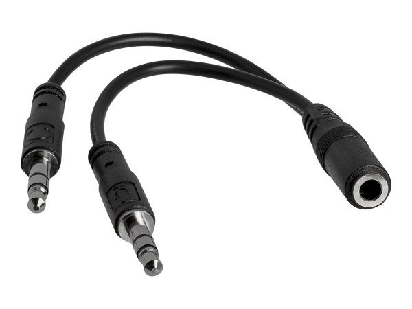 StarTech.com 3,5mm Audio Klinke Y Kabel - Headset Splitter