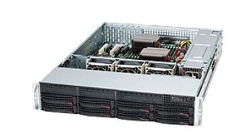 Supermicro 825TQC-R802LPB - Supporto - Server - Nero - ATX - EATX - Metallo - HDD - Rete - Potenza -