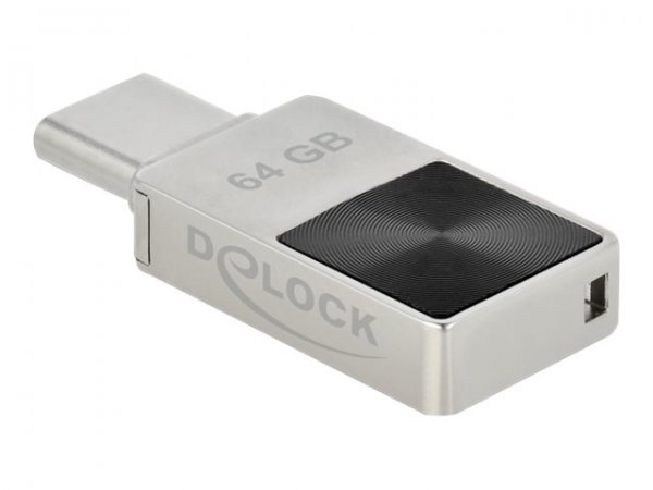 Delock 54084 - 64 GB - USB tipo-C - 3.2 Gen 1 (3.1 Gen 1) - 90 MB/s - Senza coperchio - Argento