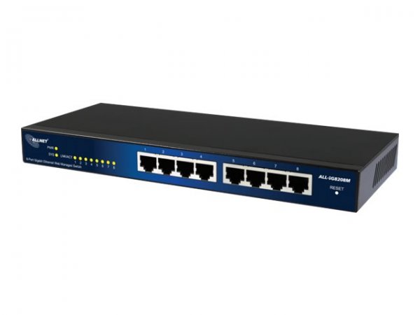 ALLNET 112533 - Gestito - L2 - Gigabit Ethernet (10/100/1000) - Full duplex - Montabile a parete