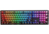 Ducky One 3 Aura - Full-size (100%) - USB - Interruttore a chiave meccanica - QWERTY - LED RGB - Ner