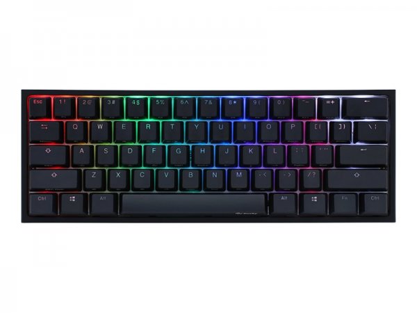 Ducky One 2 Mini Gaming Tastatur MX-Brown RGB-LED schwarz US