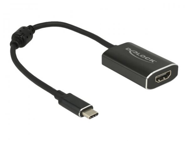Delock 62988 - 0,2 m - USB tipo-C - HDMI tipo A (Standard) - Maschio - Femmina - Dritto