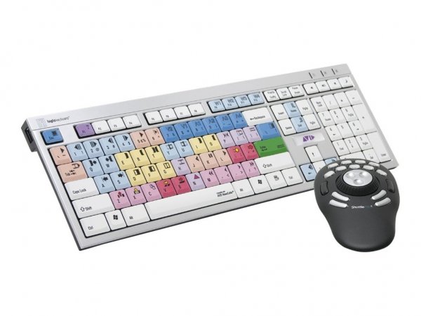 Logickeyboard Avid NewsCutter - Full-size (100%) - Cablato - USB - QWERTY - Multicolore