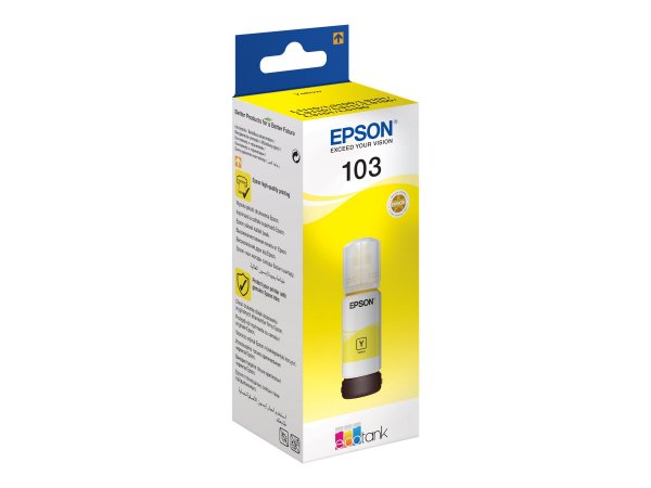 Epson 103 EcoTank Yellow ink bottle (WE) - Giallo - Epson - Epson L5190 / L3156 / L3151 / L3150 / Ec