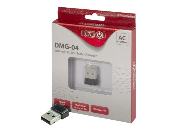 Inter-Tech DMG-04 - Senza fili - USB - WLAN - 433 Mbit/s
