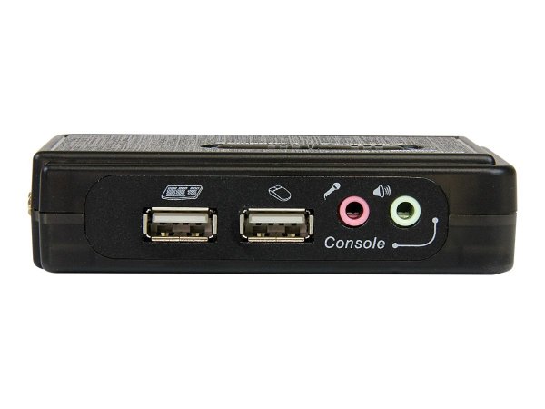 StarTech.com Switch KVM a 2 porte VGA USB con audio e cavi - Commutatore VGA USB a doppia porta - 20