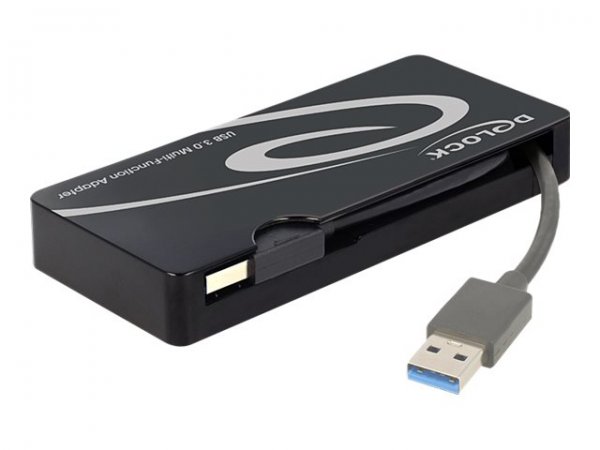 Delock 62461 - DisplayLink DL-3700 - Nero - 125 mm - 55 mm - 17 mm - USB
