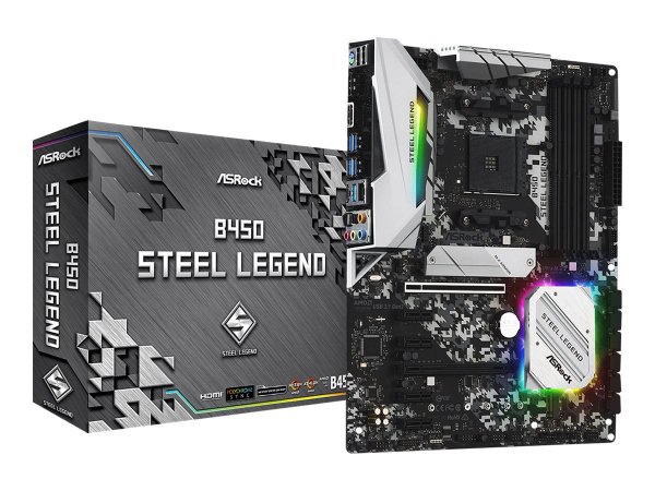 ASRock B450 Steel Legend - AMD - Presa AM4 - AMD A - DDR4-SDRAM - 64 GB - DIMM