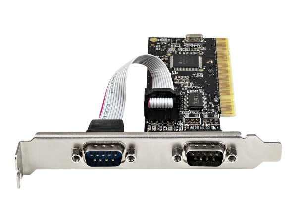 StarTech.com Scheda PCI seriale e parallela con due porte seriali RS232 (DB9) e 1 porta LPT parallel