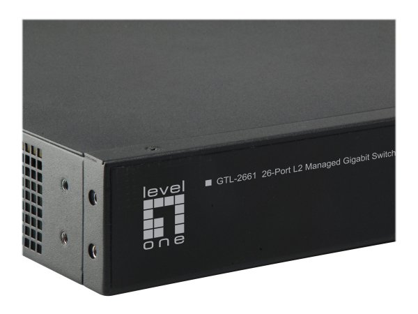 LevelOne GTL-2661 - Switch - 24 x 10/100/1000 + 2 x 10 Gigabit SFP+