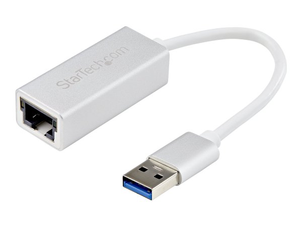 StarTech.com Adattatore di rete USB 3.0 a Ethernet Gigabit - Argento - Cablato - USB - Ethernet - 20